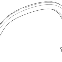 MB H247 (20-) Obloga sprednjega blatnika (levo), 50L501-5, 247 885 00 00