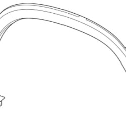 MB H247 (20-) Obloga sprednjega blatnika (desno), 50L502-5, 247 885 01 00