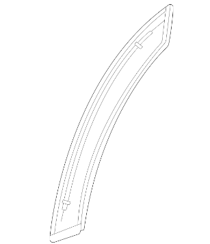 MB H247 (20-) Forro do pára-lama traseiro (dianteiro, esquerdo), 50L581-5, 247 730 00 02