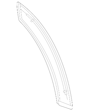 MB H247 (20-) Forro do pára-lama traseiro (dianteiro, direito), 50L582-5, 247 730 27 02