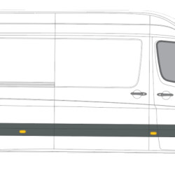 Sprinter/Crafter (06-) Tin bag baghjul (lang, højre), MB Sprinter Galinio sparno dalis, VW Crafter Galinio sparno dalis, 50658494, 5901532625714, 50658493, 5901532128758