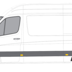 Sprinter/Crafter (06-) Skārda aiz aizmugurējā riteņa (augšējā, vidējā, kreisā), VW Crafter Galinio sparno dalis, 50658392, MB Sprinter galinio saprno dalis