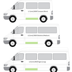 MB Sprinter/VW LT (95-) Partea inferioară ([1mm], stânga), 506283231