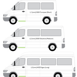 MB Sprinter/VW LT (95-) Slenkst. priek. durų (kairė), MB Sprinter/VW LT priekinių durų slenkstis, 506241-3, 5901532127041
