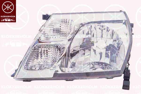 Headlight, H4, Right, Illuminance [lx]: 27.5, for vehicles with headlight levelling, without motor for headlamp levelling, 81130 26490 (TOYOTA), 81130 26500 (TOYOTA)