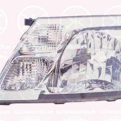 Headlight, H4, Right, Illuminance [lx]: 27.5, for vehicles with headlight levelling, without motor for headlamp levelling, 81130 26490 (TOYOTA), 81130 26500 (TOYOTA)