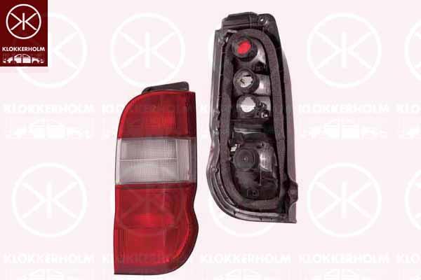 Tail Light Assembly, Right, Indicator Colour: white, without bulb holder, 81551-26410 (TOYOTA)