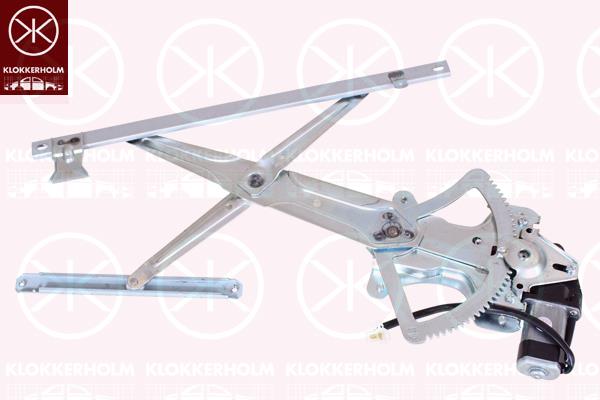 Window Regulator, with electric motor, without comfort function, Electric, Right Front, 69801 26040 (TOYOTA), 69801 26050 (TOYOTA), 85710 28080 (TOYOTA)