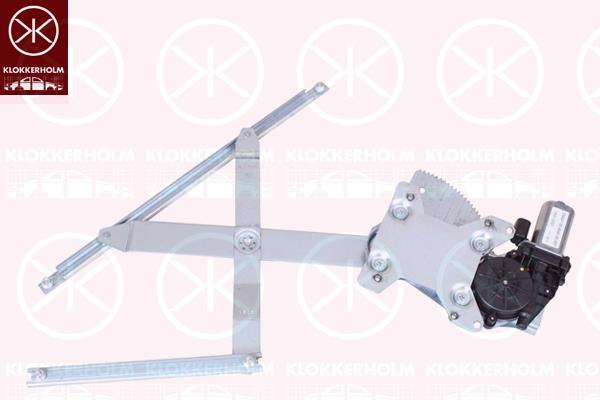 Window Regulator, without electric motor, Electric, Left Front, 69802 52020 (TOYOTA)