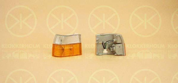 Direction Indicator, with position light, with bulb holder, yellow, white, Left, not ECE approved, 81520 95J16 (TOYOTA)