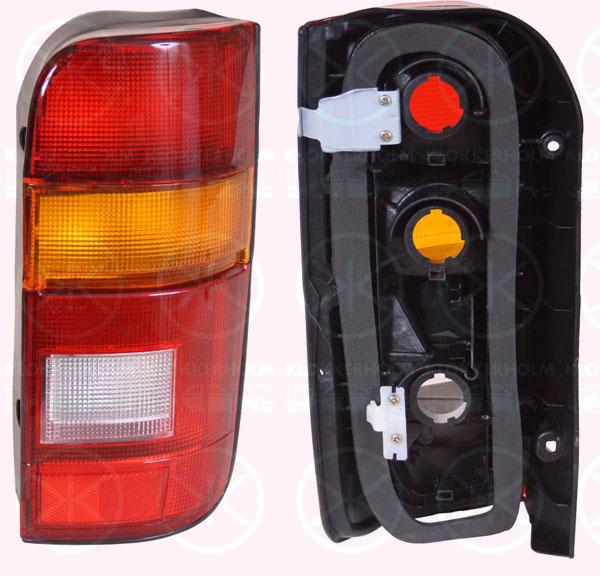 Tail Light Assembly, without bulb holder, Right, Indicator Colour: yellow, not ECE approved, 81550 26080 (TOYOTA), 8155026080 (TOYOTA), 8155126080 (TOYOTA)