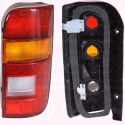 Tail Light Assembly, without bulb holder, Right, Indicator Colour: yellow, not ECE approved, 81550 26080 (TOYOTA), 8155026080 (TOYOTA), 8155126080 (TOYOTA)