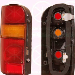 Tail Light Assembly, without bulb holder, Left, Indicator Colour: yellow, not ECE approved, 81560 26090 (TOYOTA)