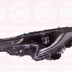 Headlight, Left, Model Year to: 2023, LED, with daytime running light (LED), with motor for headlamp levelling, Valeo, 8115002S80 (TOYOTA)