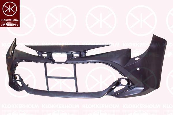 Bumper, with hole(s) for parking assistant system, Front, Smooth, with hole(s) for washer nozzle, 52119 F2910 (TOYOTA)