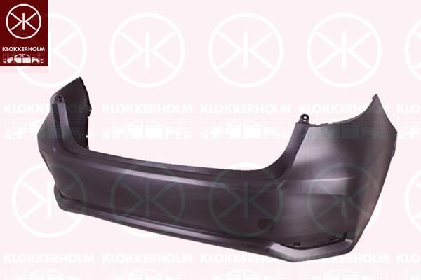 Bumper, Rear, Smooth, 52159 0Z959 (TOYOTA), 52159-0Z965 (TOYOTA)