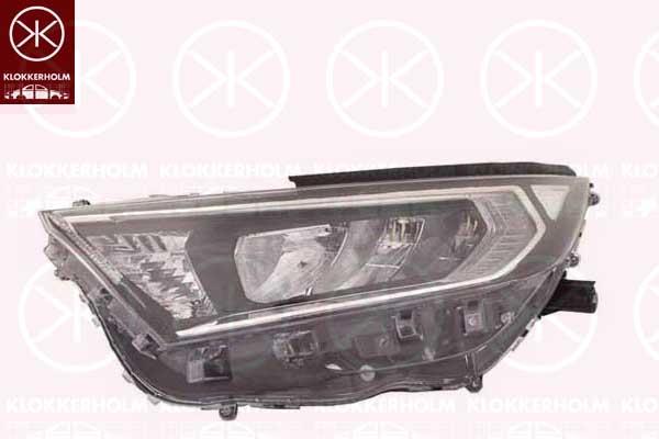 Headlight, Left, with daytime running light (LED), WY21W, with motor for headlamp levelling, 8118542840 (TOYOTA), 8118542841 (TOYOTA), 8118542842 (TOYOTA)