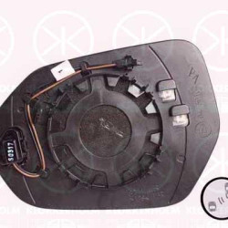 Mirror Glass, exterior mirror, Right, Heatable blind spot mirror, Convex, 8790A02010 (TOYOTA)