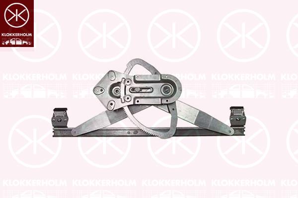 Window Regulator, without electric motor, Electric, Right Front, 30661056 (VOLVO), 30784498 (VOLVO), 30784510 (VOLVO)