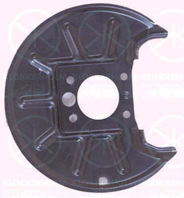 Splash Guard, brake disc, Rear Axle, Diameter 1/Diameter 2 [mm]: 280/62, Zinc-coated, 3432610 (VOLVO)