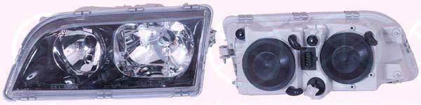 Headlight, H7/H7, Left, Illuminance [lx]: 20, Housing Colour: black, Number of pins: 4, without motor for headlamp levelling, 30896556 (VOLVO), 30899678 (VOLVO)