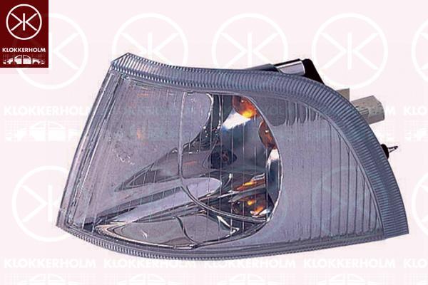 Direction Indicator, without bulb holder, Crystal clear, Left Front, 30854653 (VOLVO)