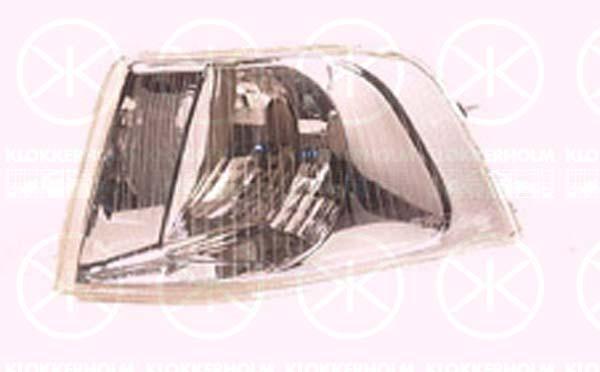 Direction Indicator, without bulb holder, Crystal clear, Left Front, 30862523 (VOLVO), 30621835 (VOLVO), 30621831 (VOLVO)