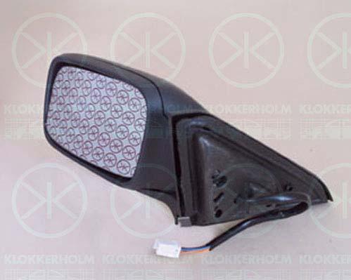 Exterior Mirror, w/primer, for electric mirror adjustment, Convex, Heatable, Right, 308002641 (VOLVO), 3623538 (VOLVO)