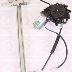 Window Regulator, 4-dr, with electric motor, Electric, Left Front, 30623448 (VOLVO), 30860191 (VOLVO), 30865716 (VOLVO), 30896809 (VOLVO)