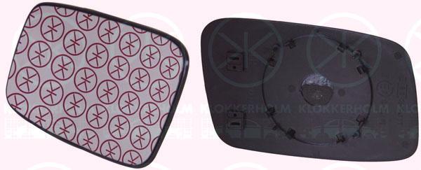 Mirror Glass, exterior mirror, Aspherical, Left, 30864231 (VOLVO), 30865852 (VOLVO), 3345758 (VOLVO), 3345762 (VOLVO)