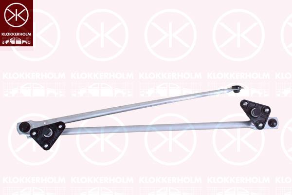 Wiper Linkage, Front, Set, without electric motor, for left-hand drive vehicles, 30850294 (VOLVO)