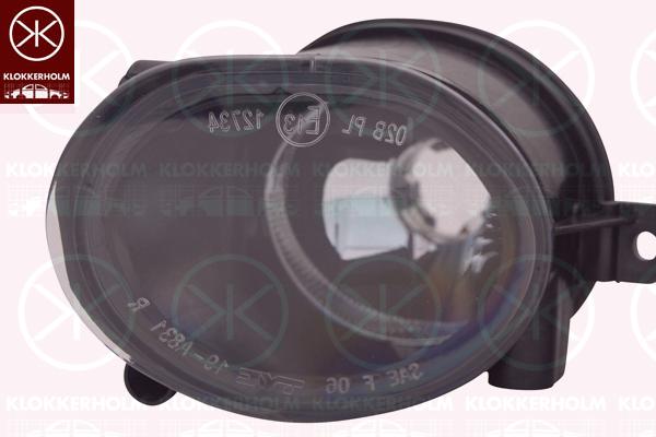 Front Fog Light, H8, Right Front, 30764931 (VOLVO)