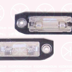 Licence Plate Light, with bulb holder, 30634190 (VOLVO), 30753839 (VOLVO), 31253006 (VOLVO)