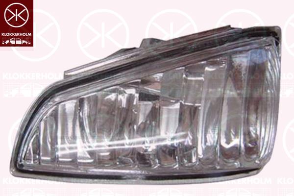 Direction Indicator, Fitting Position: Left Exterior Mirror, white, without bulb holder, 8679775 (VOLVO)