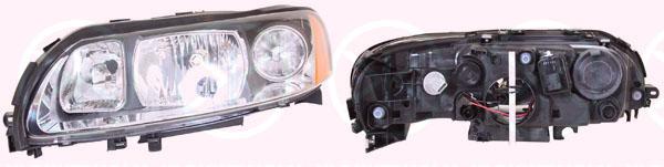 Headlight, H7/H9, with motor for headlamp levelling, Right, Illuminance [lx]: 25, Housing Colour: black, 30698826 (VOLVO), 8662999 (VOLVO), 8693588 (VOLVO), 30648203 (VOLVO)