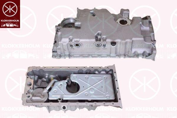 Oil Sump, Aluminium, with bore for oil-level sensor, 30750653 (VOLVO), 30777699 (VOLVO), 8670458 (VOLVO)