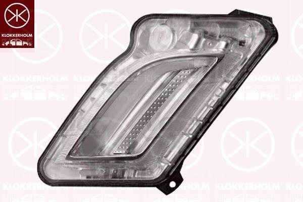 Daytime Running Light, LED, Left Front, Valeo, 31278557 (VOLVO)