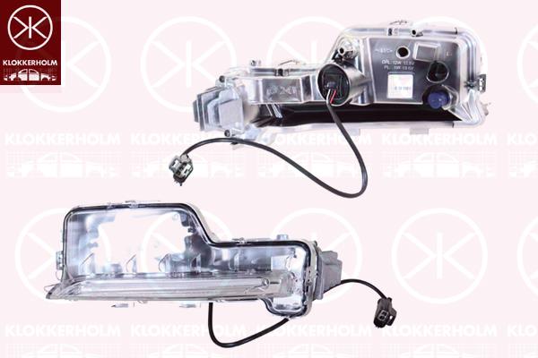 Daytime Running Light, Right Front, LED, Valeo, 31353290 (VOLVO), 31420396 (VOLVO)