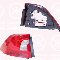 Tail Light Assembly, Left, Outer section, without bulb holder, P21W, H21W, PY21W, 30796267 (VOLVO), 31395930 (VOLVO)