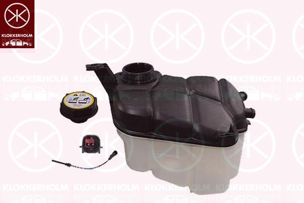 Expansion Tank, coolant, with sensor, 30680909 (VOLVO), 30792150 (VOLVO), 31200320 (VOLVO)