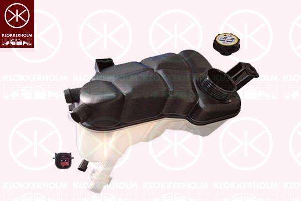 Expansion Tank, coolant, with sensor, 30645811 (VOLVO), 30792151 (VOLVO), 31200321 (VOLVO)