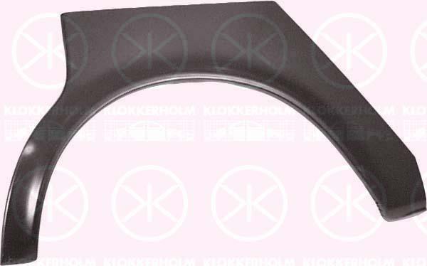 Quarter Panel, 4/5-drs, Wheel Arch Border, Repair Panel, Right Rear, 