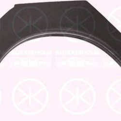 Quarter Panel, 2-dr, Wheel Arch Border, Repair Panel, Left Rear, 