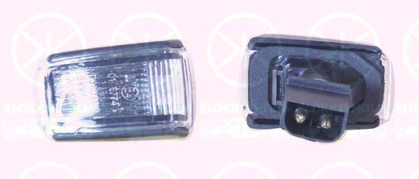 Direction Indicator, with bulb holder, white, lateral installation, 9178885 (VOLVO)