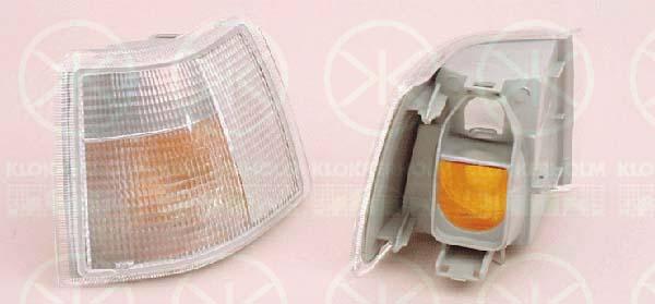 Direction Indicator, without bulb holder, white, Left, 6817027 (VOLVO)