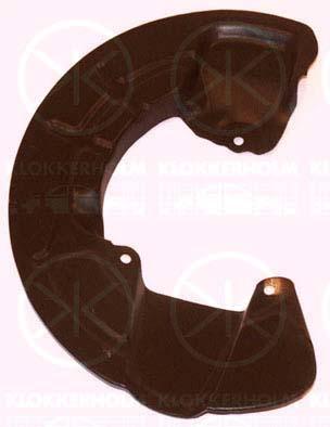 Splash Guard, brake disc, Front Axle Left, Diameter 1/Diameter 2 [mm]: 185/112, Zinc-coated, 9140388 (VOLVO)