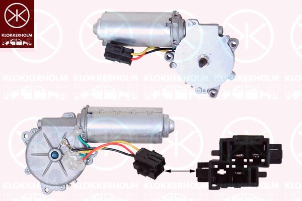 Wiper Motor, Rear, Voltage [V]: 12, 3512391 (VOLVO)