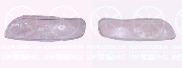 Diffusing Lens, headlight, H7/HB3, Right, 