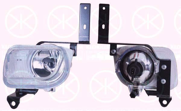 Front Fog Light, H1, with bulb holder, Left Front, 8618587 (VOLVO), 8620227 (VOLVO)