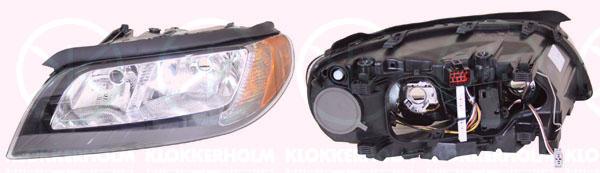 Headlight, Left, Illuminance [lx]: 12.5, Model Year to: 2013, H7/H9, Housing Colour: black, with motor for headlamp levelling, 30796137 (VOLVO), 31214176 (VOLVO), 8635077 (VOLVO), 8693928 (VOLVO), 8695077 (VOLVO)